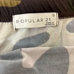 Popular 21 midi camo strapless dress size small Brown Photo 3