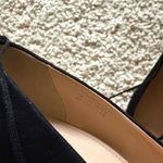 J.Crew  made in Italy beautiful black suede ankle tie heels Photo 11