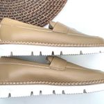 Corso Roma 9 Womens Shoes Loafers Camel Fur Lined Leather Size 9 39.5 Tan Photo 3