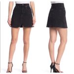 Madewell  Rigid Denim A-Line Skirt Black 29‎ Photo 1