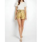 Sézane  Romeo Shorts, Ocre Zebra, FR38/US6 Photo 5