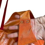 COUCOO SAA Orange High Neck Sleeveless Bodysuit Shiny Shapewear Sexy Size Small Photo 5