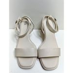 Nordstrom Rack Sandals Womens Size 9 Bone Strappy Faux Leather Open Toe Photo 6
