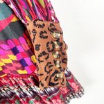 Farm Rio Long Sleeves Mixed Abstract Patches Button Front Mini Dress Size Small Photo 7