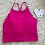 Old Navy Pink halter cropped workout tank Photo 3
