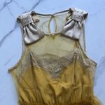 Rodarte X Target Mustard Yellow Tulle Slip Mini Dress Sz M Whimsigoth Grunge Size M Photo 5