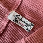 Free People  Early Night Leggings Waffle Knit In Dusty Rose Size M Photo 11