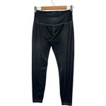 Athleta  Leggings Womens Medium Black Elation Ultra High Rise Tight Pant Shimmer Photo 1