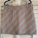 Lady Hagen  Purple Plaid Skort Size 8 Photo 0