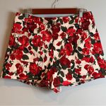 Maeve  The Colette Shorts Red Rose Size 32 Photo 0