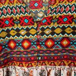 Umgee  Printed Babydoll Tunic Dress Boho Folk Free Spirited Size Small Photo 1