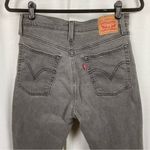 Levi's Levi’s Gray Wash Raw Hem Wedgie Straight Jeans Sz.29 Photo 8