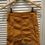 Free People mustard corduroy mini skirt size 2 Photo 0