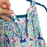 Anne Carson NWT 100% Rayon Colorful Floral Sleeveless Blouse Photo 7