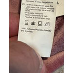 Refuge Hoodie Jacket Womens S Mauve Velour Velvet Full Zip Rinestone NEW YORK Photo 7