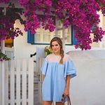 Urban Outfitters  Cooperative Blue and White Mini Dress Photo 3