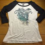 Harley Davidson San Diego baseball t shirt women’s larve Black Size L Photo 0