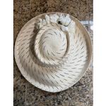 Vintage VTG Sonni San Francisco Wide Brim Straw Sun Derby Church Easter Hat Tan Photo 8