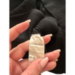 KALLMEYER Ribbed Knit Midi Dress Black Medium Photo 4