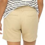 j.crew factory 3.5" classic chino short light khaki h5616 women size 10 Tan Photo 2