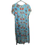Sacred Threads NWT  size S/M maxi floral dress lined side slits shift dress. Photo 2