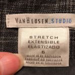 Van Heusen Gray Plaid Skirt Zipper In Back Stretch Extensible Elastizado… Photo 9