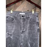 PacSun ‎ High Rise Straight Ripped Jeans Women's Black Size 26 Distressed Photo 1