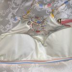 Hot Water  Pastel Stipe Bikini Swim Top SP Shade & Shore Yellow Bottom S Photo 7