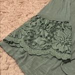 Rue 21  Women's Green Lace Off Shoulder Sleeve Top Photo 3