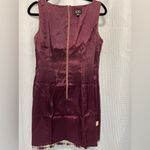 BCBGMAXAZRIA  Plaid Midi Dress in Black, White, and Olive Photo 4