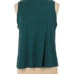 Catherine Malandrino  Teal Sleeveless Mock Neck Top Photo 0