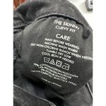 Ann Taylor Curvy Fit Jeans Women 14 Black Wash Denim Cotton Stretch Ankle Skinny Photo 6