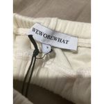 We Wore What New  Tie Halter Bra Top Wide Rib Ivory Summertime Size S Photo 6