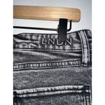 LNDN Landon Denim Acid Black Wash‎ Ankle Zip Straight Leg Jeans NWT Size 29 Photo 4
