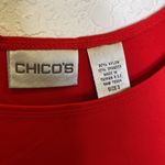 Chico's Chico’s Red Sleeveless Stretchy Tank Top EUC Sz XL Casual Nylon Spandex Photo 1