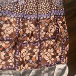 Johnny Was JW Patchwork Dress purple Floral Sleeveless Small Lined Photo 1