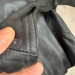 Vintage Wilson's Women's Mid Length Leather Waist Tie‎ Jacket Size L Moto Black Size L Photo 14