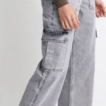 Urban Outfitters  BDG Acid Wash Black Belted Skate Jeans Size 30 Photo 0