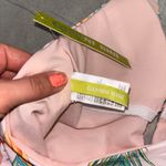 Gianni Bini NWT Pastel Pink Tropical Print Halter Top One Piece Swim Suit Beach Photo 5