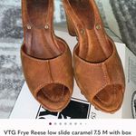 Frye  Tan Leather Women's Mules Photo 7