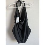 DKNY  Women's Large Swimsuit One Piece Tummy Control Halter Neckline Black NEW Photo 6