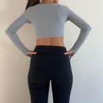 SheIn Grey Crop Top Photo 2