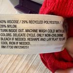 A New Day Bright Red Scoop Neck Long Sleeve Size XL Photo 3