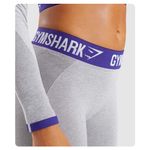 Gymshark β
Flex Leggings - Light Gray Earl/Indigo β
Photo 4