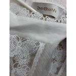 Zimmermann  White Super 8 Butterfly Lace Top silk Organza Size 2 AU/8 US Photo 6