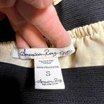 American Rag Stretchy Waist Yellow Floral Pleated Retro Midi Skirt Sz SM Photo 4