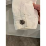 American Eagle  Misses Denim Jacket MEDIUM tie dye White Destroyed Size Small Photo 3