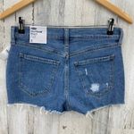 Old Navy  Boyfriend Short Jean Shorts Womens 2 Blue Distressed Mid Rise NEW Photo 3