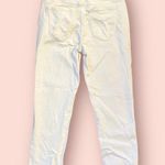 Gap  Women Jeans White 28 Cropped Straight Leg Summer Denim Pants Mid Rise Light Photo 1