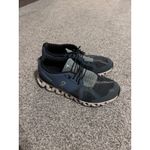 ON Cloud Running Shoes Women Blue Grey Lace Up Athletic Sneakers Size 8 Photo 3